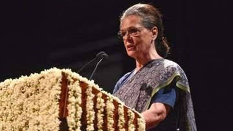 Indian National Congress President Sonia Gandhi blasts BJP government over Occupied Kashmir lockdown