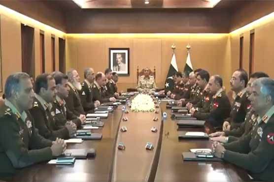 COAS General Qamar Bajwa presided Corps Commanders Conference at GHQ