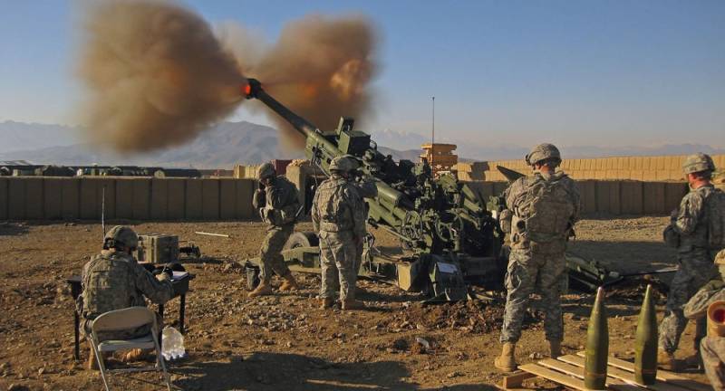 War hysterical Indian Army carried out heavy fire of American origin Artillery Howitzers near Pakistan border