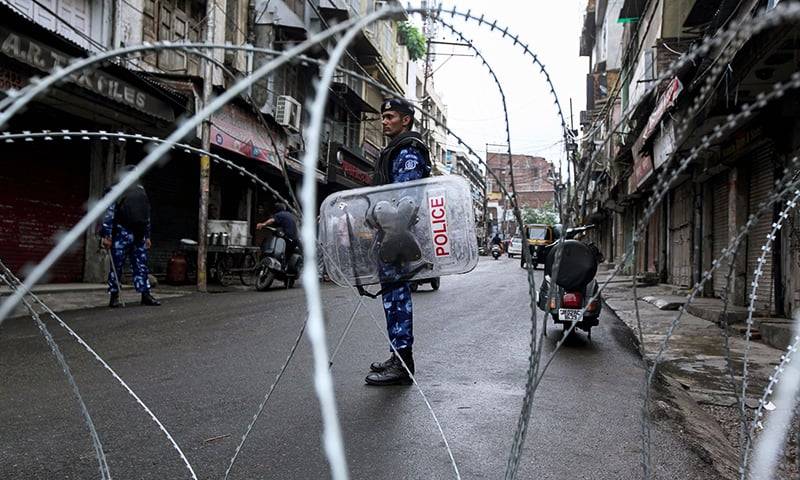 Indian Authorities further intensified restrictions across Occupied Kashmir