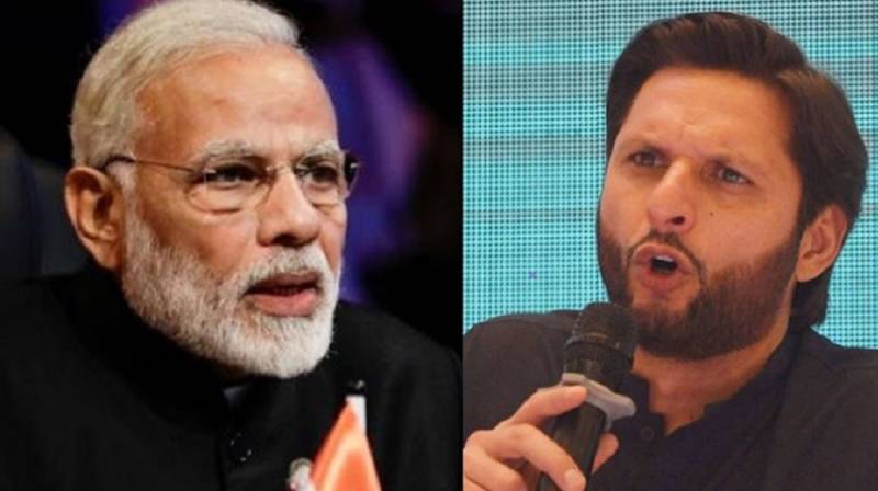 Former Pakistani Skipper Shahid Afridi lashes out at Indian PM Narendra Modi being the main culprit