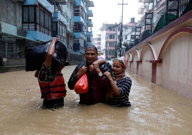 40 people killed, thousands displaced in floods, landslides in Nepal July 11, 2020