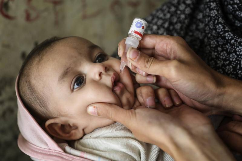 Polio vaccination drive in selected areas continues july 23, 2020