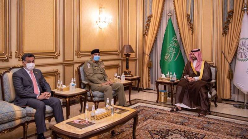 COAS, Saudi Deputy Minister of Defense discuss regional security August 18, 2020