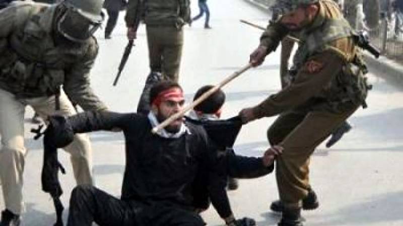 Indian forces use brute force on Muharram procession in Srinagar August 28, 2020