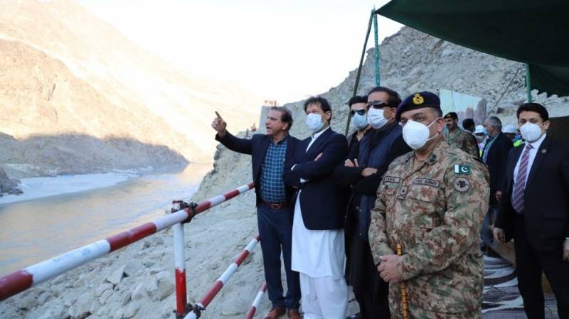 PM Imran Khan inspects Diamer Bhasha Dam project