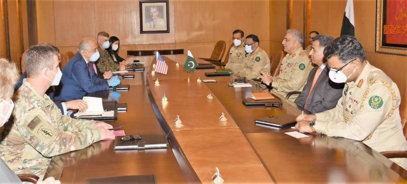 US top diplomat Zalmay Khalilzad held important meeting with COAS General Bajwa in GHQ