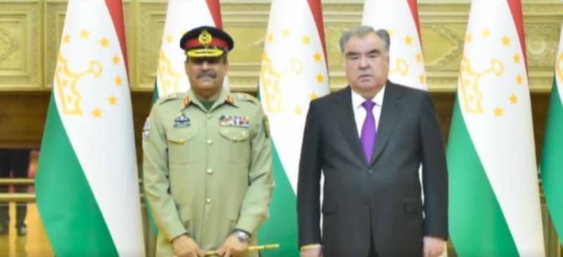 CJCSC General Nadeem Raza held important meetings with top civil and military leadership of Tajikistan