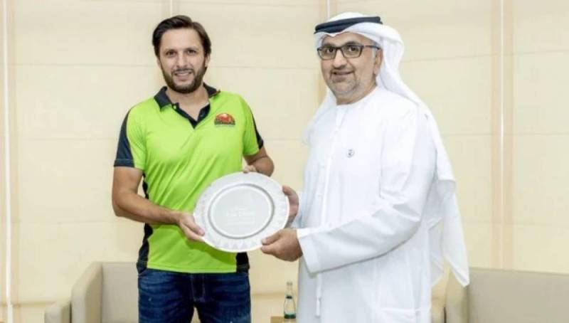 Former Skipper Shahid Afridi joins Lahore Qalandars for T10 league