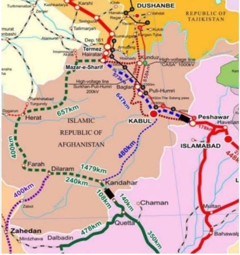 Trans Afghan Rail Project connecting Pakistan with CAR states