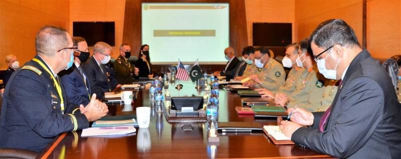 High level US delegation arrived at GHQ for Pak US strategic defence dialogues