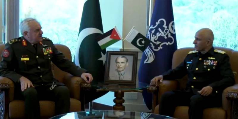 Jordanian Military Chief held meeting with Pakistani Naval Chief