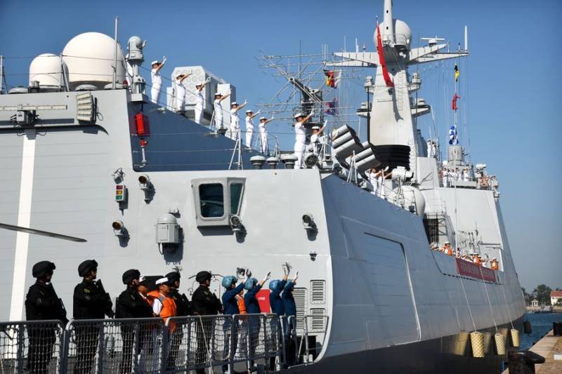 Chinese Naval fleet set off for Pakistan Karachi Port