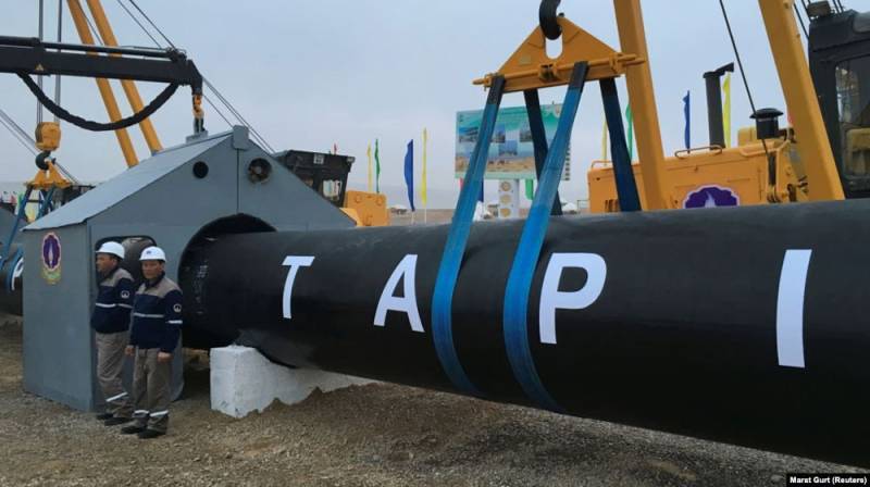 New developments reported over TAPI transnational project