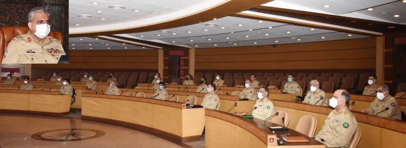 Pakistan Army Chief chairs Corps Commanders meeting at GHQ