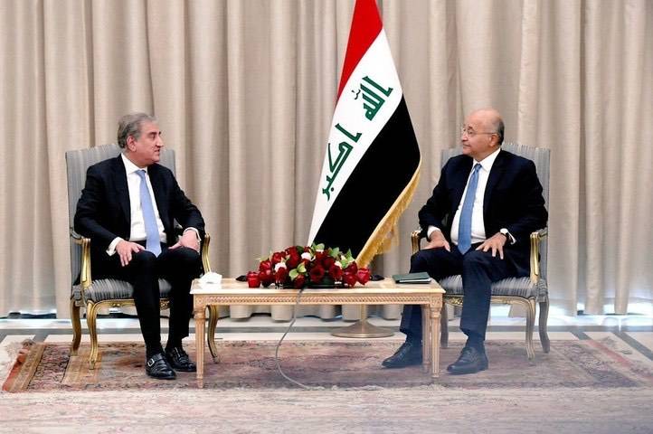 Pakistani FM Shah Mehmood Qureshi held important meeting with Iraqi President