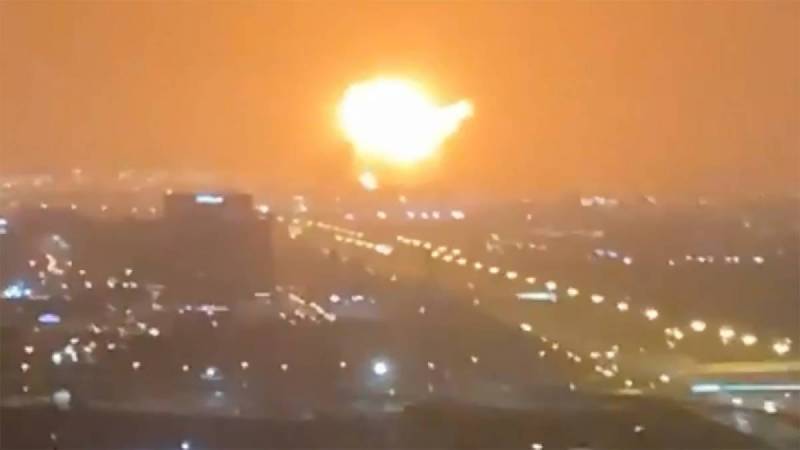 Massive explosion erupted at Dubai Jebel Ali Port