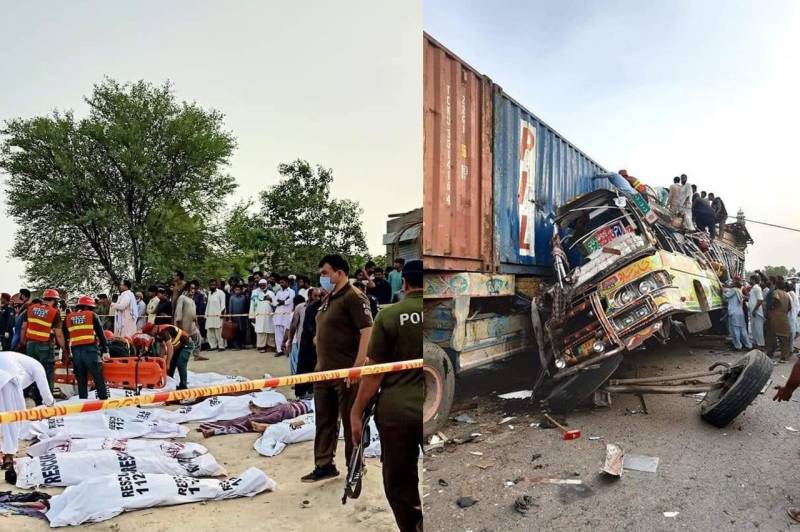 Death toll rises in Train Bus collision in DG Khan