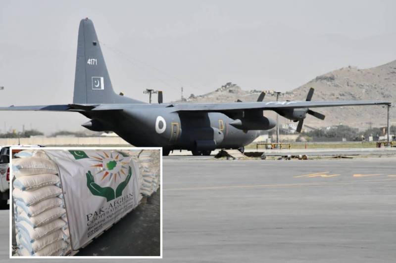 Third consignment of relief goods from Pakistan reached Afghanistan