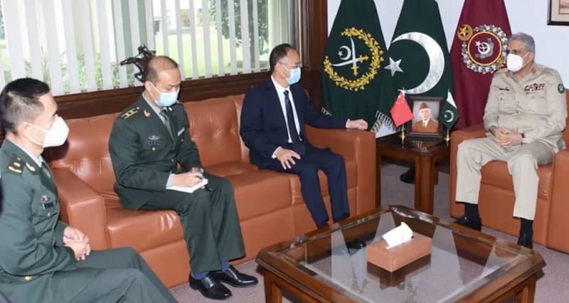 Chinese Ambassador, Defence Attaché held important meeting with COAS General Bajwa