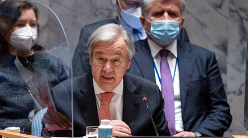 UN Chief warns world over constant violations of rights of Palestinians