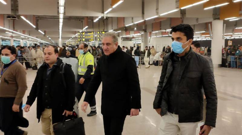 Pakistani FM Shah Mehmood Qureshi leaves for an important foreign policy tour of European countries