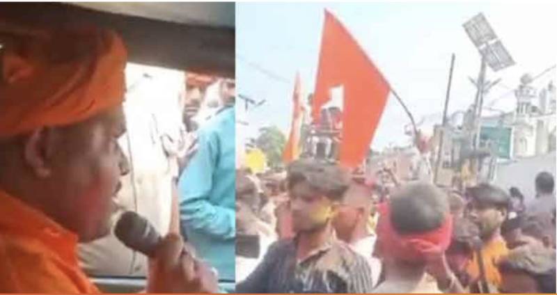 Hindu extremist leader openly threaten to gang rape Muslim girls in public