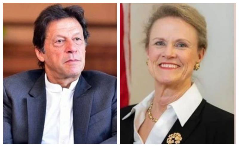 Imran Khan held important meeting with former top US diplomat Robin Raphael