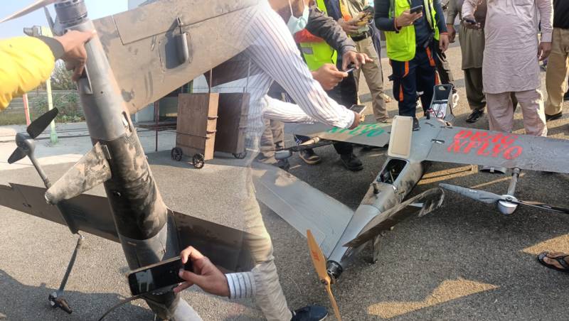 Mystery remote controlled drone crashed in Lahore