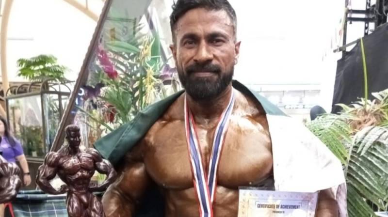 Pakistani bodybuilder Shahzad Qureshi bagged first medal at World Bodybuilding Championship