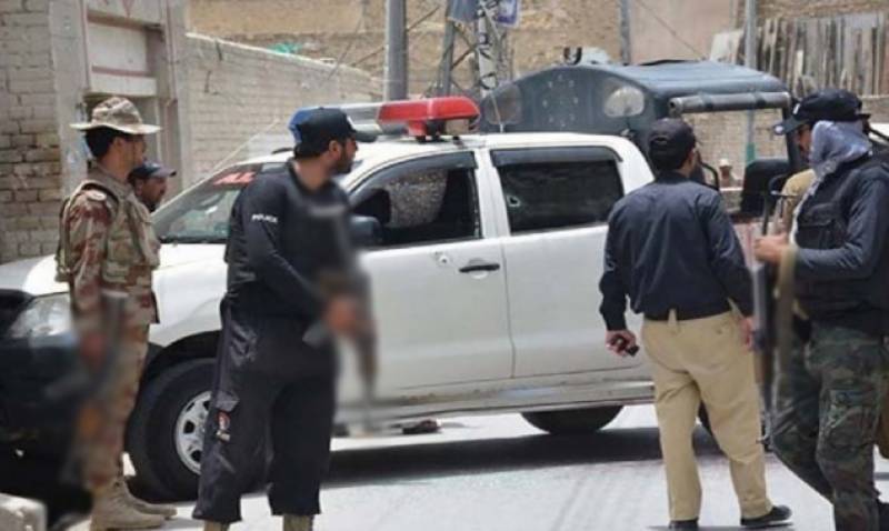 Four policeman martyred and another four injured in a terrorist attack on police station in KP