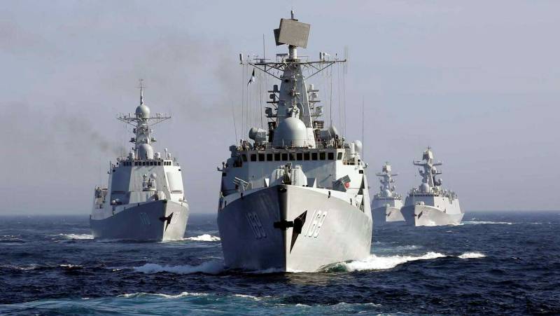 China and Russia hold joint naval drills in the Sea of Japan