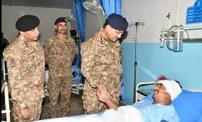 Bannu attack victims visited by COAS