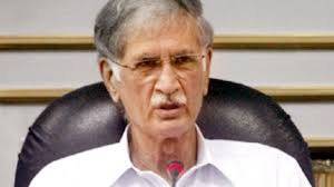 Pervaiz Khattak issues challenge to Chairman PTI