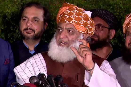 Maulana Fazlur Rehman lashes out at President Arif Alvi