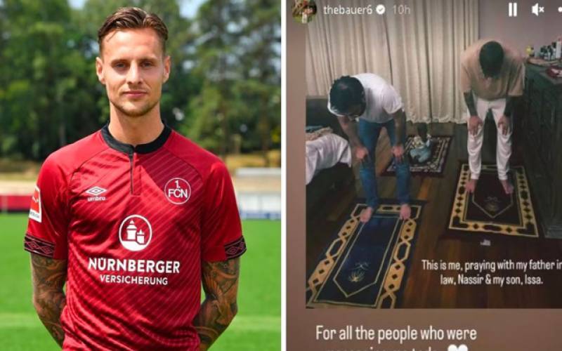 International footballer converts to Islam