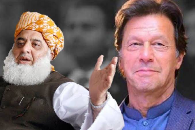 Maulana Fazlur Rehman spoke in favour of PTI Chairman Imran Khan