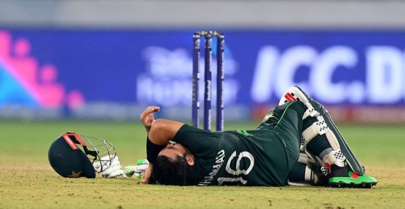 Why did Muhammad Rizwan fake cramps during match against Sri Lanka?