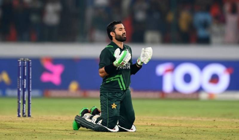 Muhammad Rizwan fell 1 run short of setting a World Cup record