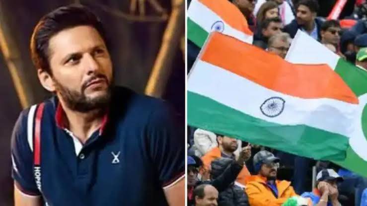 Former Pakistani Skipper Shahid Afridi's challenging message to India after world cup match loss