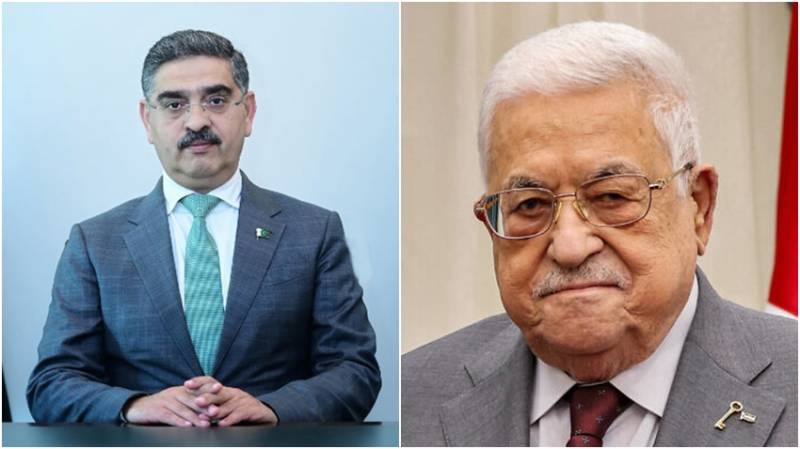 Pakistani PM held important telephonic conversation with Palestinian President Abbas