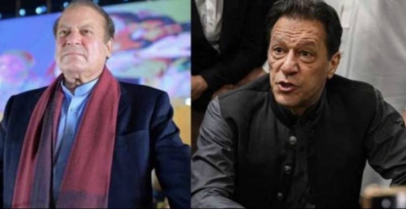 Imran Khan and Nawaz Sharif in Hot Waters