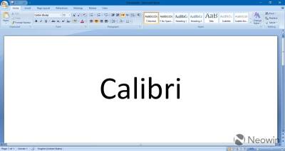 calibri font wiki