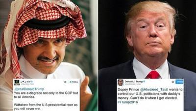 trump prince bin saudi talal waleed al disgrace dopey twitter arrested alwaleed donald who arabia called america had money calls