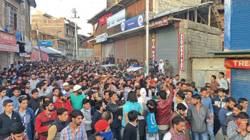 Forceful demos held against Indian atrocities in occupied Kashmir