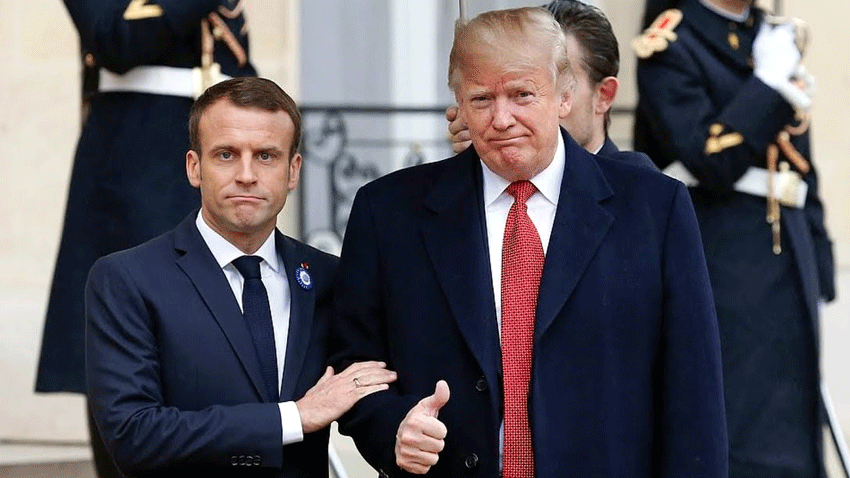 Trump, Macron agree on European defense after insulting European army spat