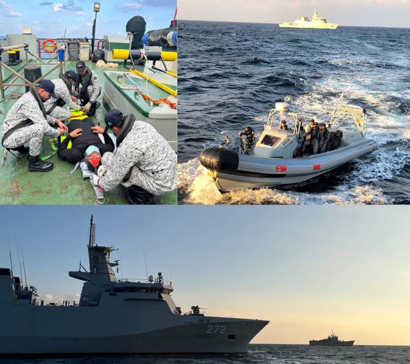 Pakistan Navy Swiftly Aids Stranded MV Gautam with Indian Crew