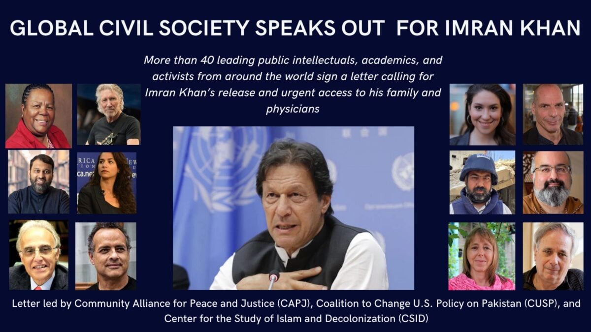 Over 40 Global Scholars, HR Activist Urge Immediate Release of Imran Khan From Arbitrary Imprisonment