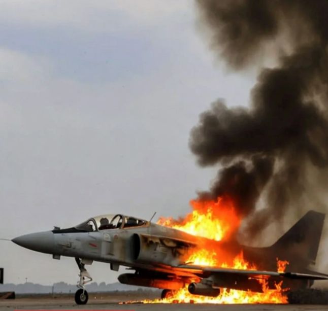 Iranian Air Force F-4 Figher Jet Crashes During Night Training Mission