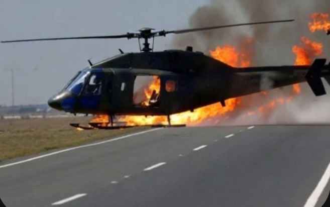 Iran Army Helicopter Crash in Isfahan Kills Four including Both Pilots